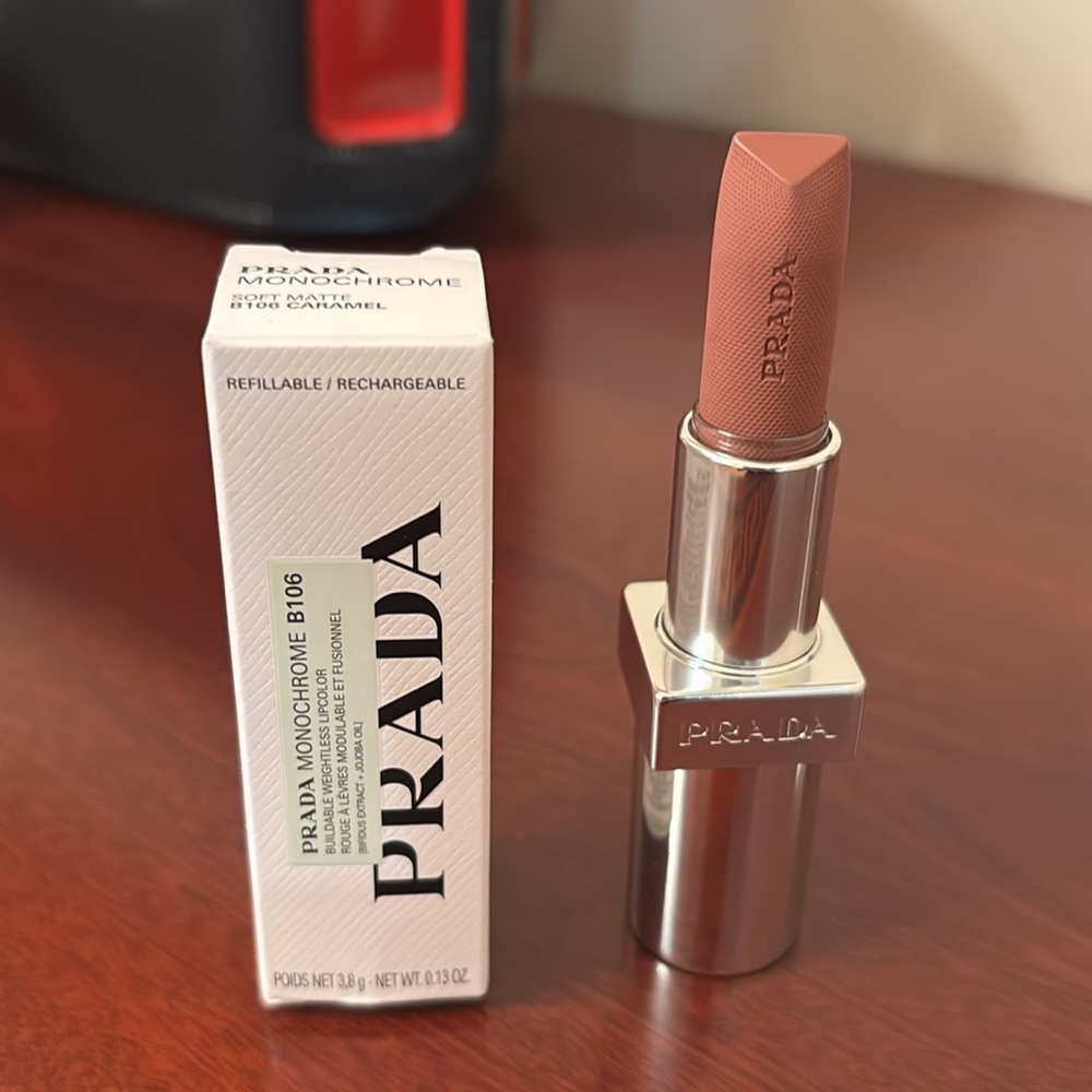 Prada Monochrome Soft Matte lipstick B106 - CARAMEL